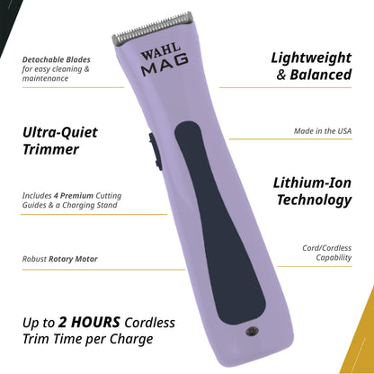 Wahl Professional Sterling Mag Cordless Trimmer Rotary Motor Lithium Ion Battery