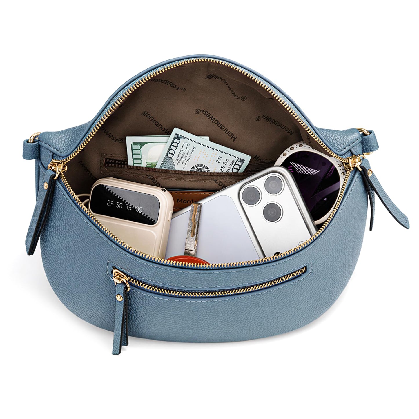 Montana West Crossbody Bags for Women Bum Bag Sling Purse with Adjustable Strap, MWC-248JN