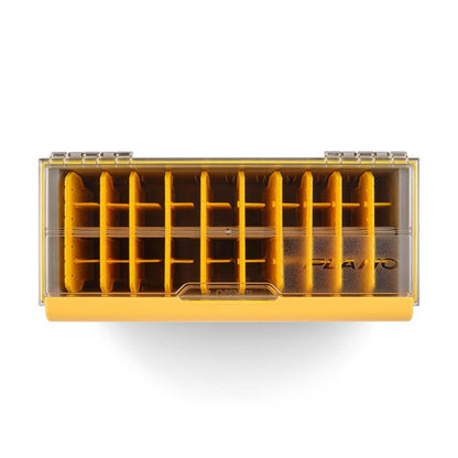 Plano EDGE Short Hang Box, Stores 40 Crankbaits, with Rust-Preventive Rustrictor, Dri-Loc Watertight Seal, WaterWick, DuraView Transparent Lid, Stackable Storage for Fishing Organization