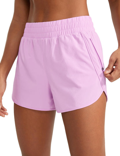 CRZ YOGA Dolphin Athletic Shorts 3" Vita Pink Medium