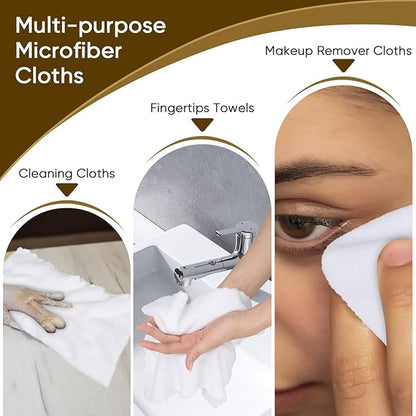 Orighty Washcloths 48 Pack, Ultra Soft Face Cloths 12 x 12 inch, Absorbent &