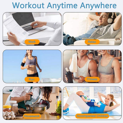 Fitness Belt Abs Stimulator Muscle Training Fitness Workout Equipment Ab Core Toner Belt for Abdominal/Arm/Leg For Home Use