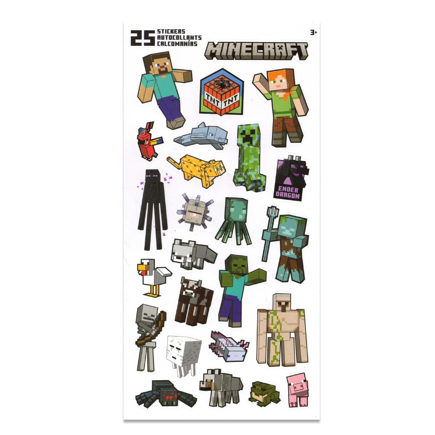 Minecraft Folders for School - Minecraft Binder Bundle Includes Vinyl Binder and 2 Folders with Pockets Plus Stickers | School Supplies Set