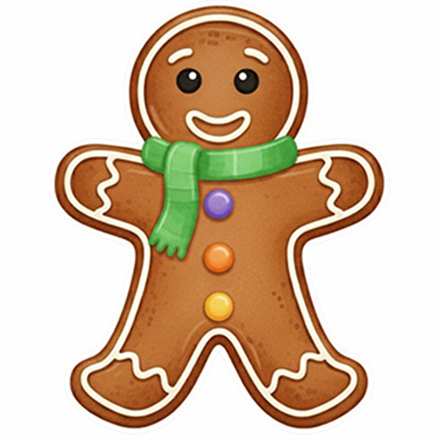 Christmas Gingerbread Man Ginger Bread Classic Yard Sign for Home Decor and Lawn Decoration With Stakes, Green Merry Christmas Sign Tree Cookie (Green)