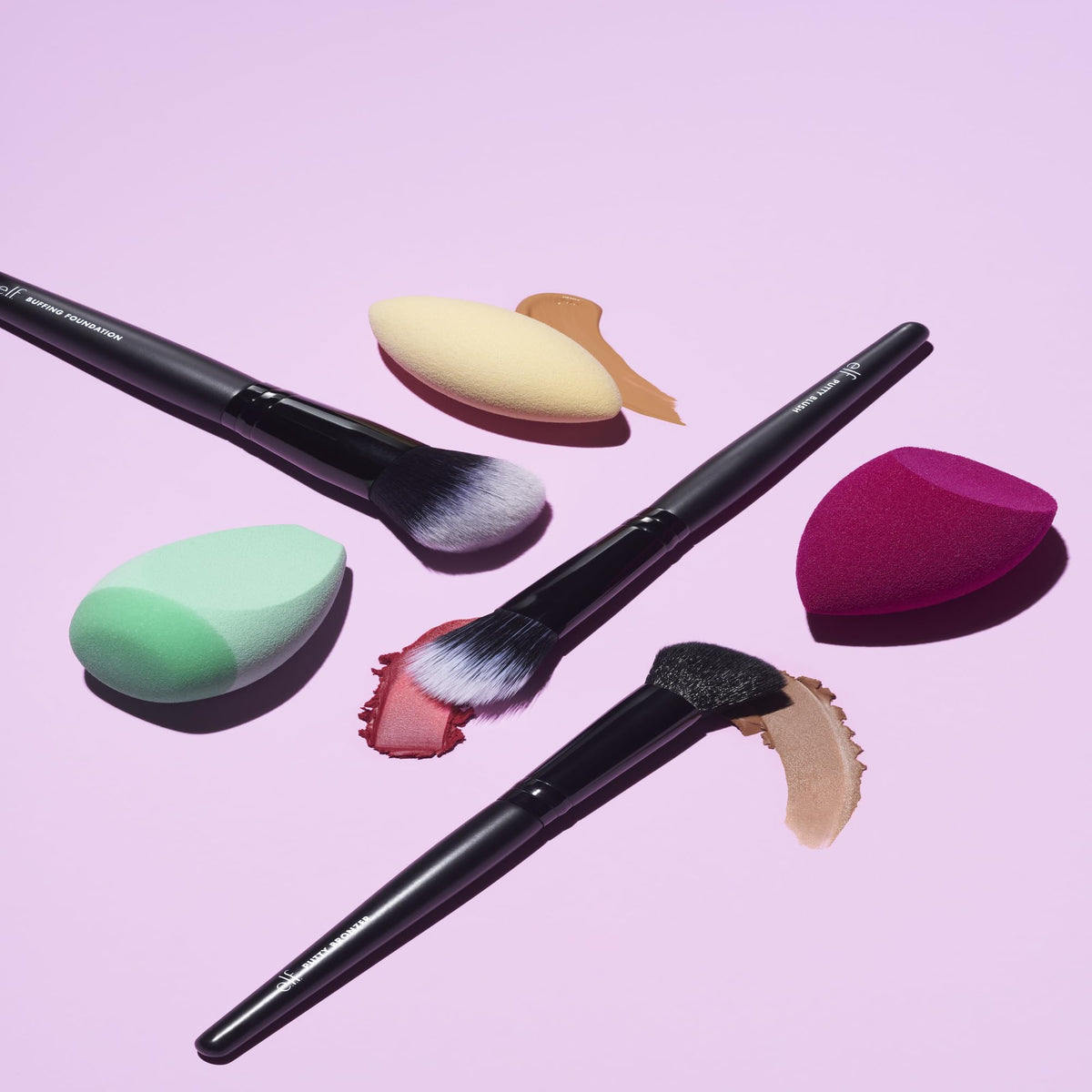 e.l.f. Ultimate Blending Brush, Dome-Shaped Makeup Tool For Applying & Blending Foundation, Bronzer & Blush, Made With Vegan, Cruelty-Free Bristles