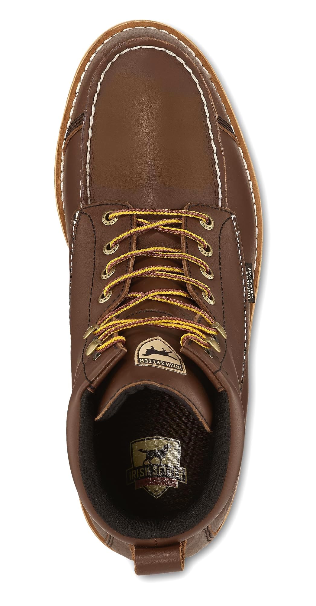 Irish Setter, Wingshooter, Men’s, 7", Waterproof, Hunting Boot, Brown/White, 8 D (Medium)