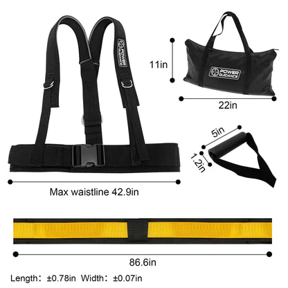 POWER GUIDANCE Speed Training Equipment/Overload Running Resistance & Release, Agility and Speed Equipment for Sprint Running and Football, Basketball, Soccer，Softball