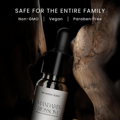 The Magic Scent Mandarin Blossom Diffuser Oil - Cold-Air & Ultrasonic Scented Oils for Diffuser Inspired by St. Regis Hotel, Maldives - Essentiala Oils for Diffusers Aromatherapy 10 ml