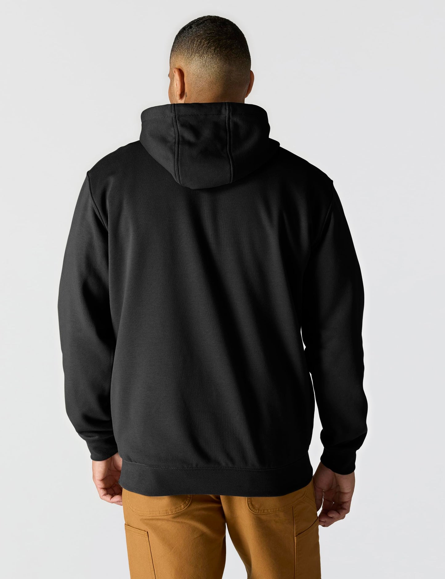 Carhartt Mens Loose Fit Midweight Logo Sleeve Graphic Fashion Sweatshirts, Black, X-Large US