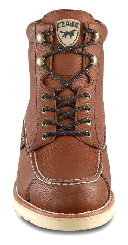 Irish Setter, Wingshooter, Men’s, 7", Waterproof, Hunting Boot, Amber/White, 14 EE (Wide)