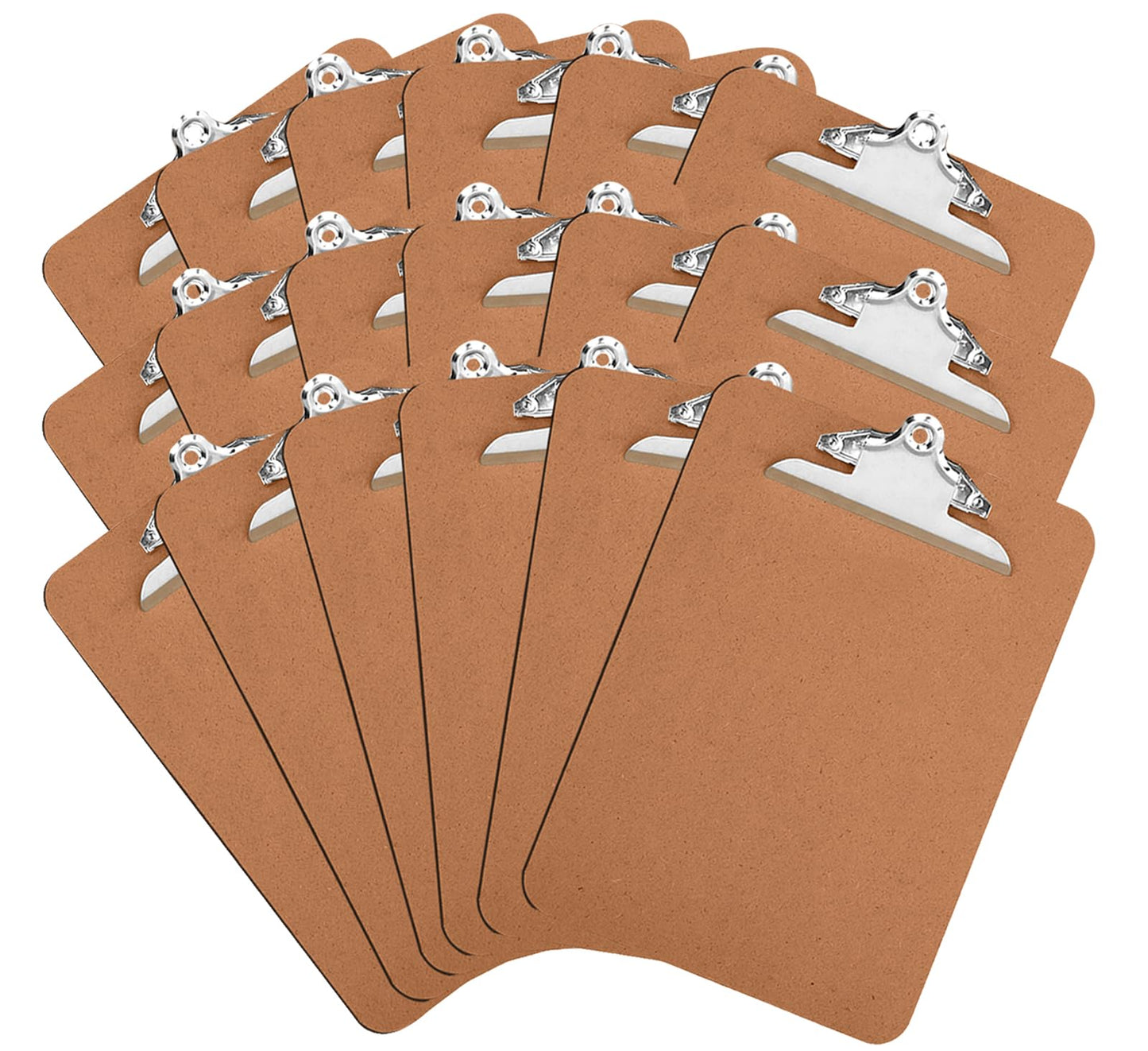 HERKKA 18 Pack Hardboard Office Clipboards - A4 Letter Size, ECO Friendly