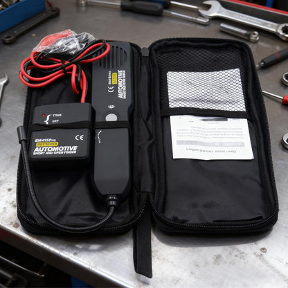 Cable Tracker Electrical, EM415 PRO Automotive Short & Open Finder, Wire Tracer with Flexible Probe, DC 6-42V Car Diagnostic Tool, Open Circuit Locator for Automotive Wiring Systems (No Battery)