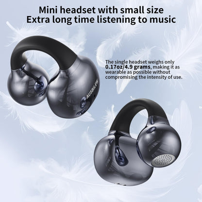 Ausbilew Headphones Wireless Earbuds IPX6 Waterproof Ear Buds,Touch Control Bone Conduction Headphones air Conduction Stereo with 11mm Driver 42 Hours Playback time,for Fitness/Sports/Home