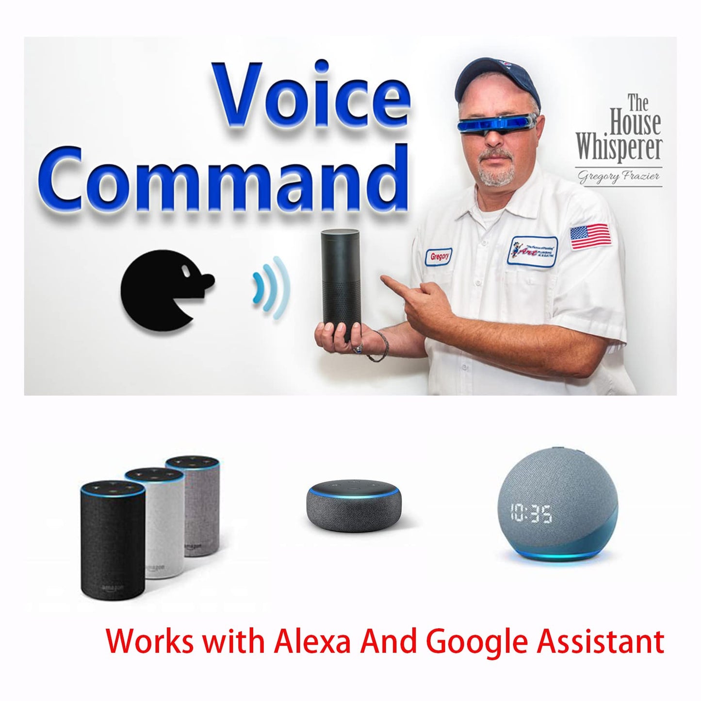 Universal Smart WiFi Ceiling Fan Remote Control Kit, Compatible with Alexa, Google Assistant and Smart Life App, No Hub Required DIMMER
