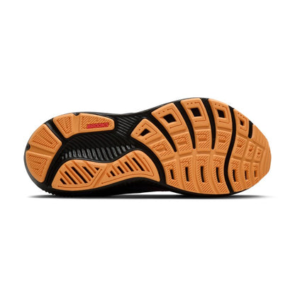 Brooks Women’s Ghost 17 Neutral Running Shoe - Night/Blue/Papaya - 9 Medium
