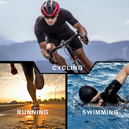 CGLRybO Mens Pro Trisuit Short Sleeve Triathlon Suit Best for Swimming Racing Tri Suit