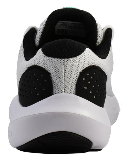 Under Armour Men's Charged Rogue 4 Sneaker, White/Black/Green Mode, 13