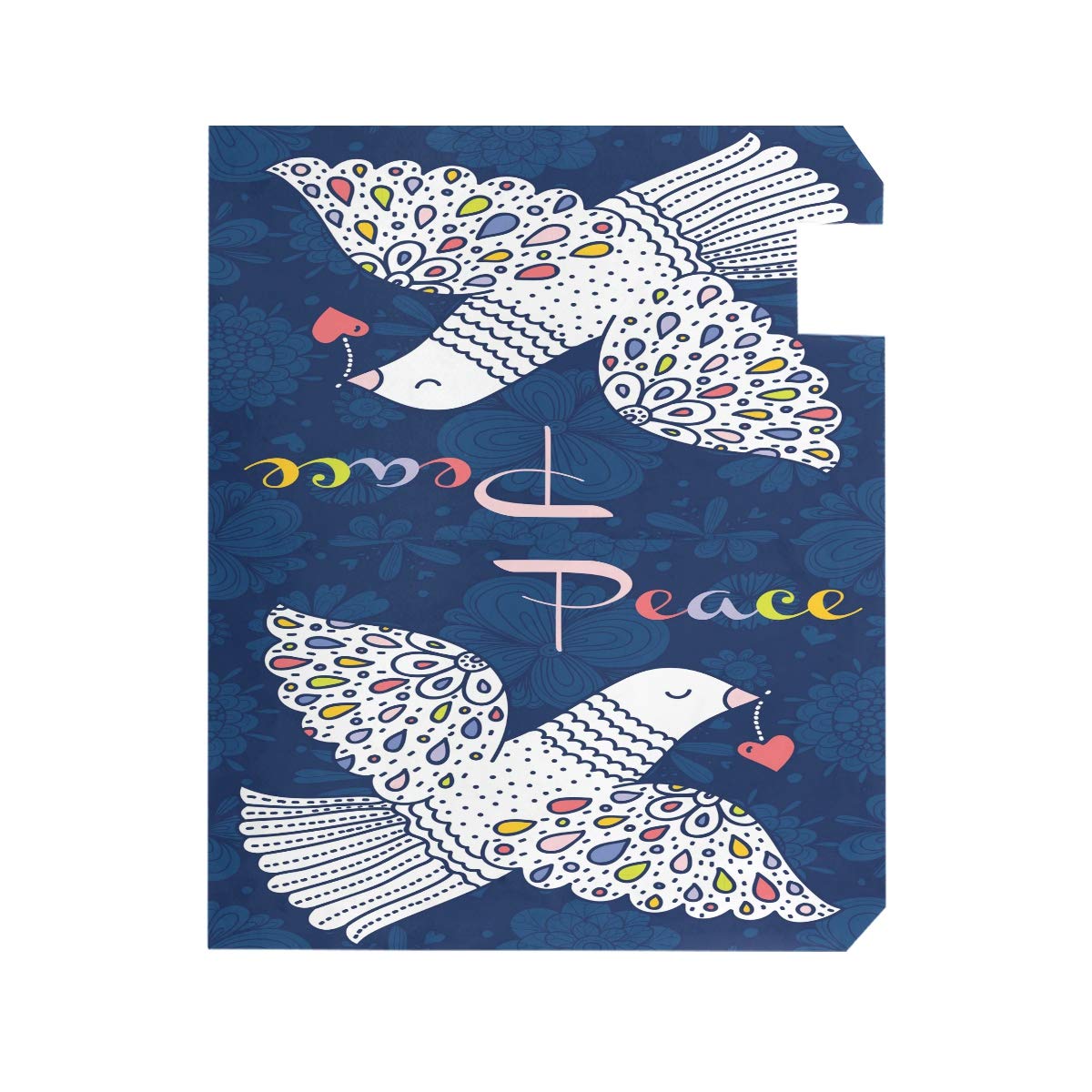 ALAZA Love Peace Cute Dove Magnetic Mailbox Cover MailWraps Garden Yard Home Decor for Outside Standard Size-18"x 20.8"…