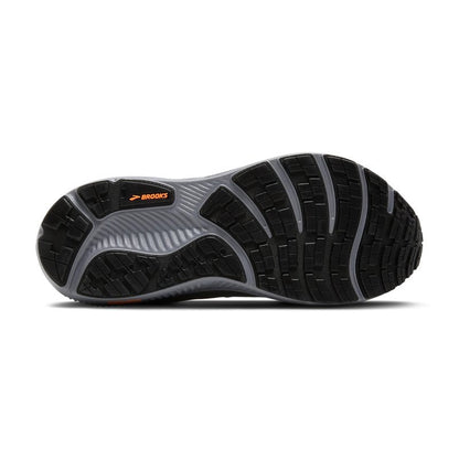 Brooks Men’s Ghost 17 GTX Waterproof Supportive Running & Walking Shoe - Smoke/Primer Grey/Orange - 9.5 Medium