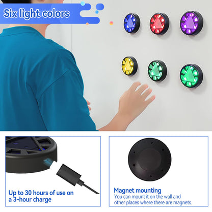 JOJOCY Reaction Training Light Magnetic, 5 Lights Color 6 Modes 30h Battery Life Improves Reaction Speed and Agility for Soccer, Basketball, Boxing, Rugby, Daily Entertainment