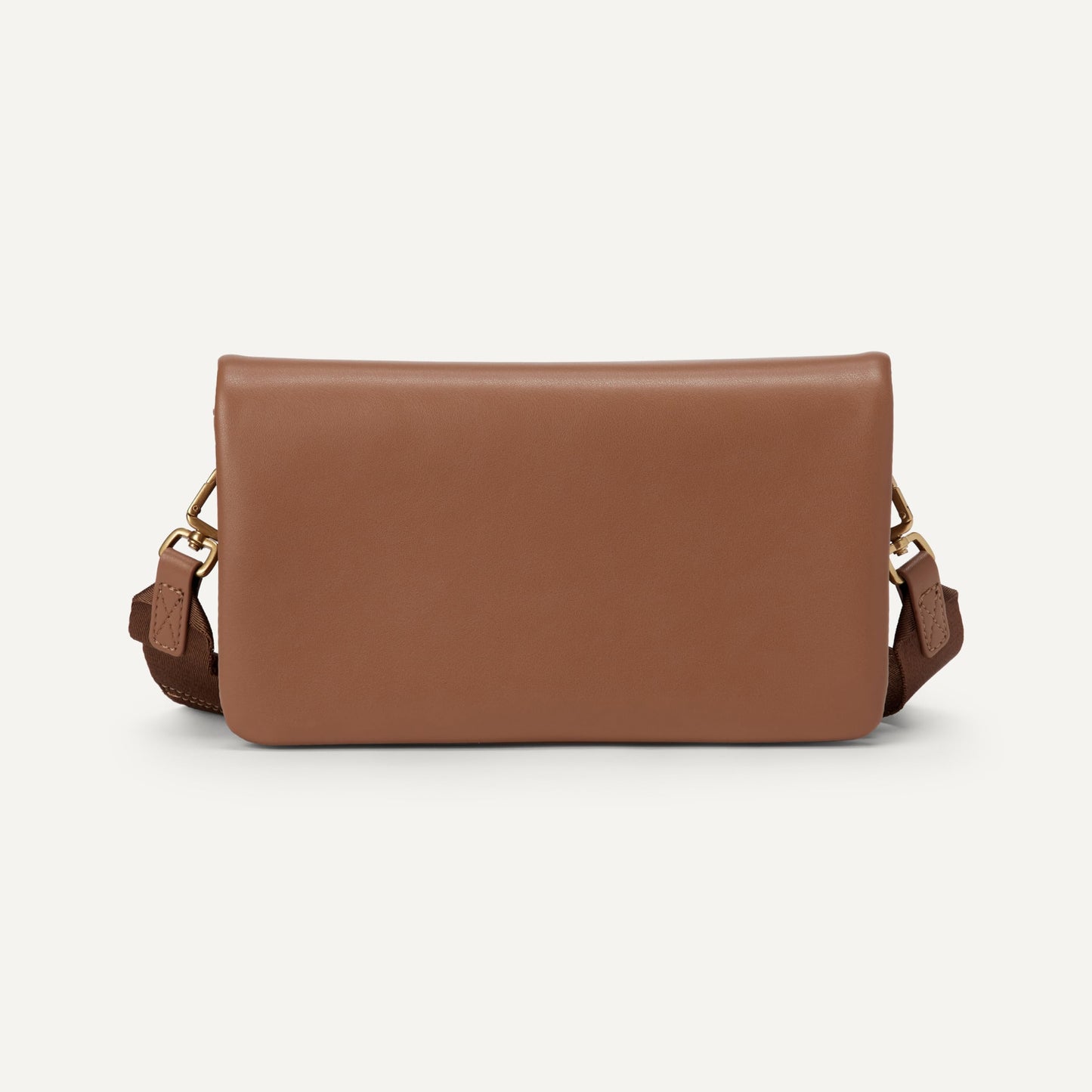 Amazon Essentials Women's Lightweight Clutch Crossbody Bag, Tan, One Size