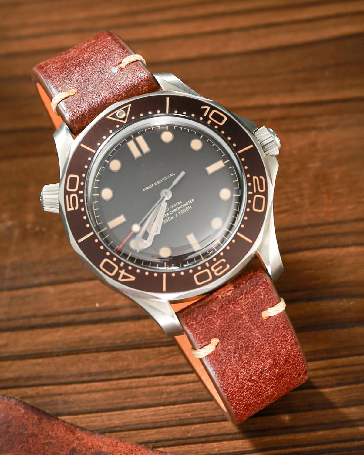 REZERO Leather Watch Straps, Italian Top-Grain Calfskin Watch Bands, Watch Band Replacements with Distressed Matte Finish for Men, Women 18mm 19mm 20mm 21mm 22mm 23mm 24mm