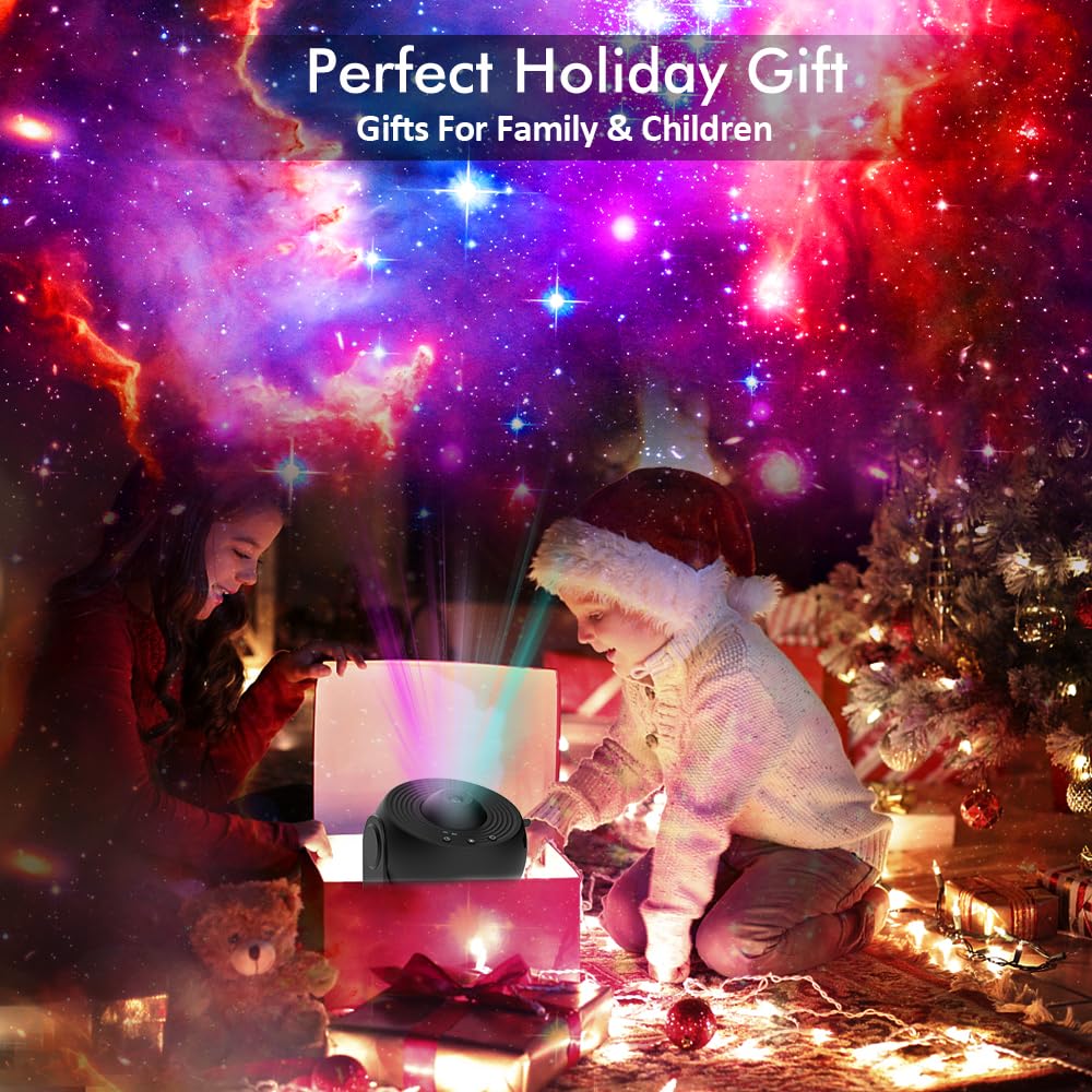 Galaxy Projector for Bedroom,13 in 1 Planetarium Star Projector with Solar System & Constellation,Ceiling Night Light with Timer,LED Space Galaxy Lamp Bedroom Room Decor for Adults Kids