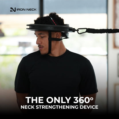 Iron Neck 3.0 Pro, Strength Kit Bundle, Advanced 360° Neck Trainer and Resistance Bands for Progressive Strength Training, Pain Relief, and Injury Prevention