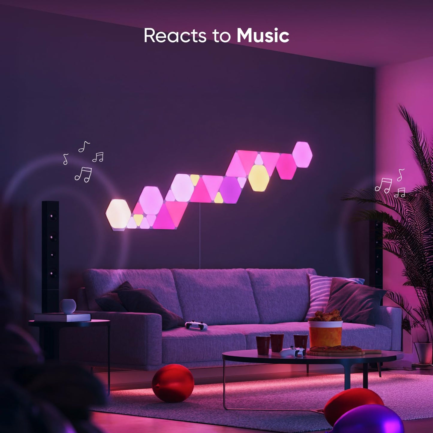 Nanoleaf Shapes Hexagons Smarter KIT 7 Panels - Multicolor
