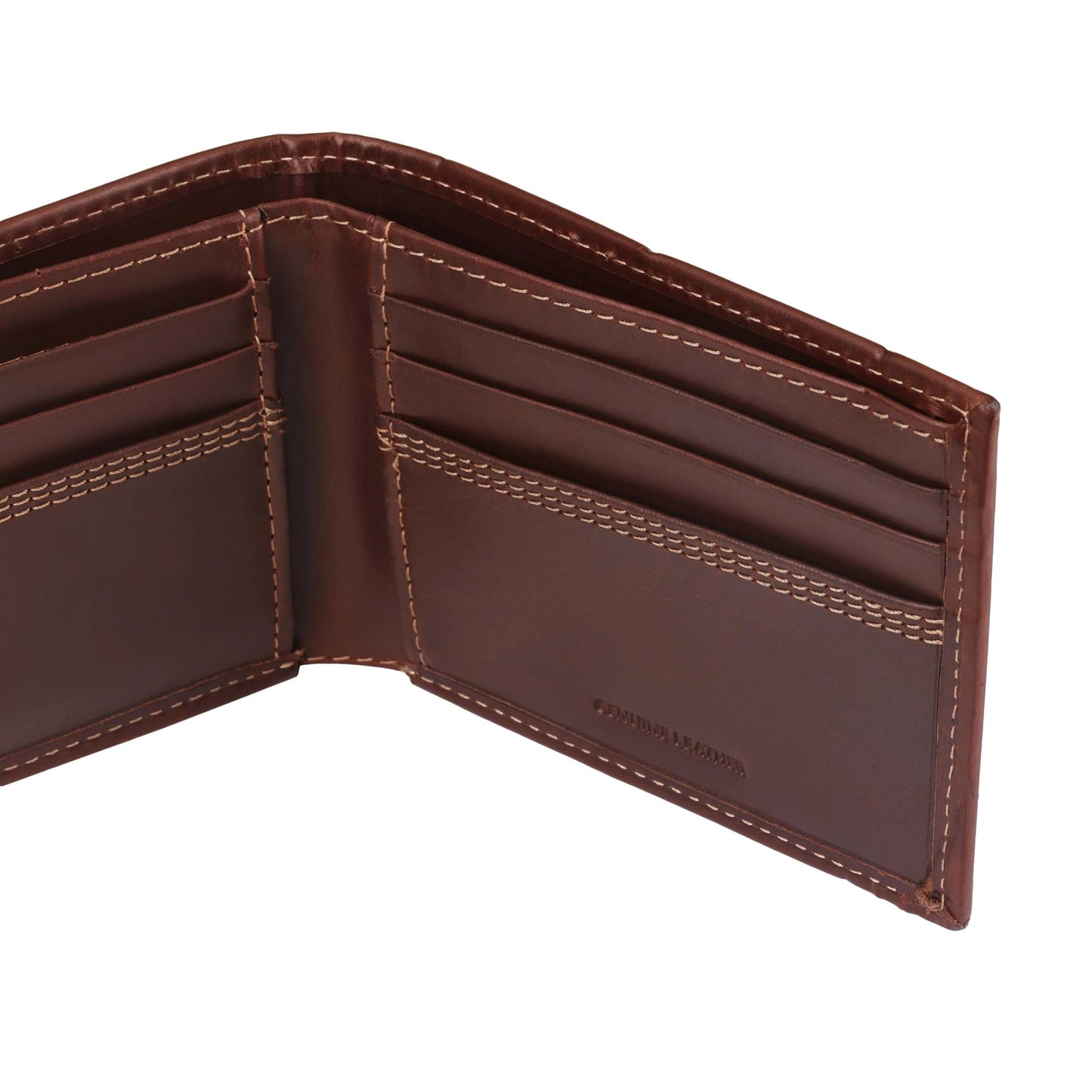 Carhartt Men’s Leather Triple Stitch Wallet, Durable Full-Grain Leather Bifold, Trifold & Rodeo Styles, Gifts for Men