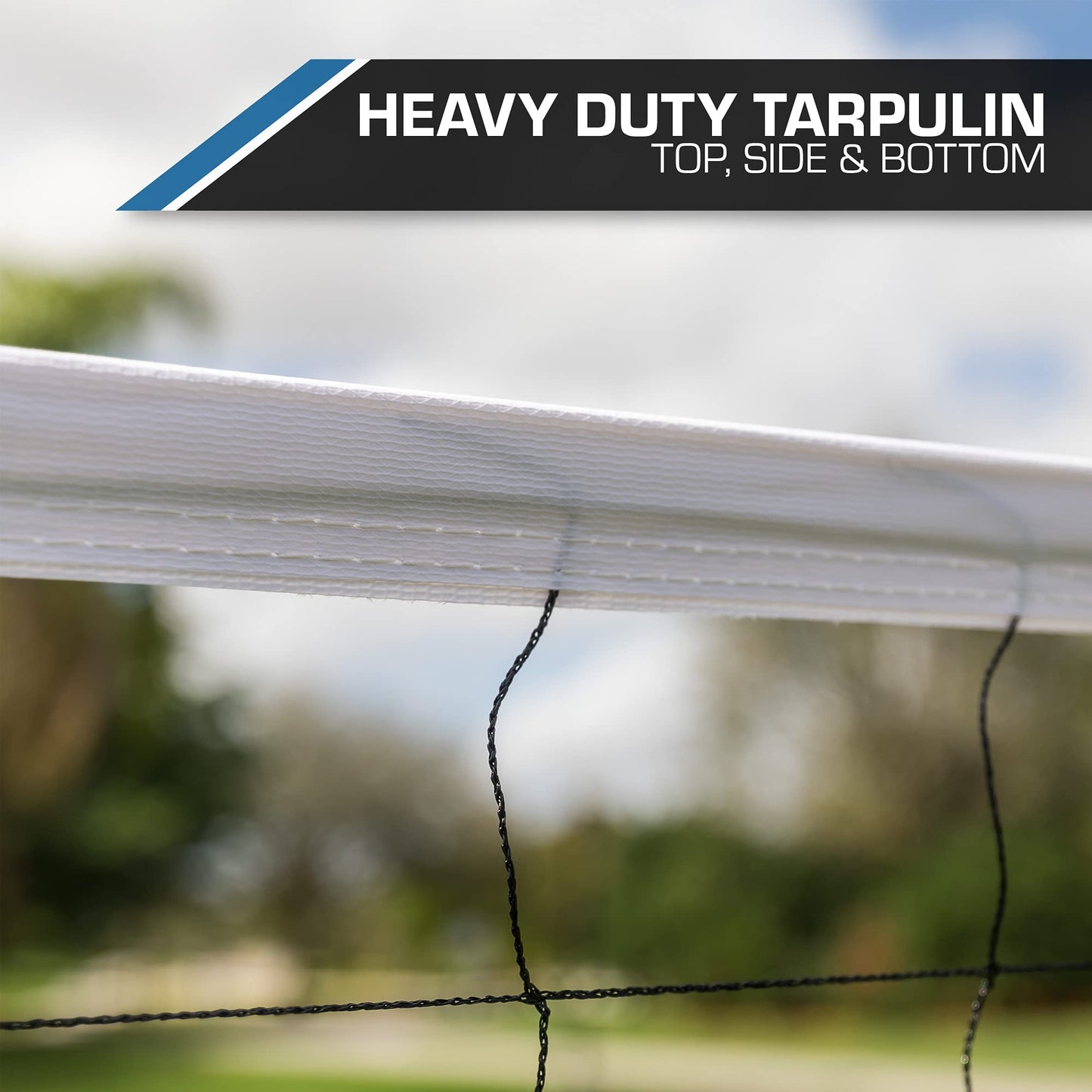 EastPoint Sports Replacement Volleyball Net with High Strength Cable, Reinforced Side Tapes, and Weather Resistant Material - Poles Not Included, Original Version