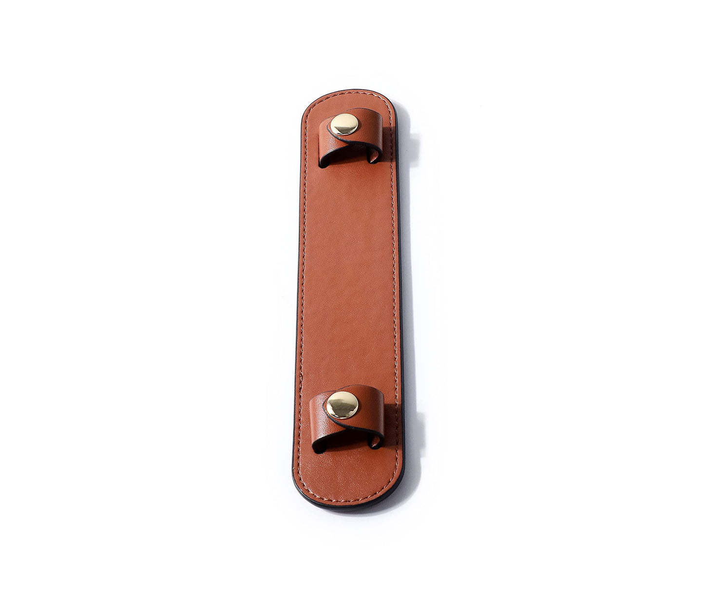 GOXTECH Leather Shoulder Strap Pad for Designer Trendy Bags (Caramel colour)