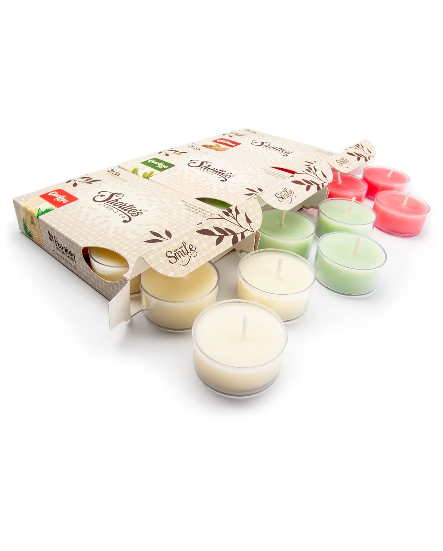 Dickens' Premium Tealight Candles Variety 3 Pack - 18 Highly Scented Tea Lights - Natural Fragrance Oils - Christmas & Holiday Collection