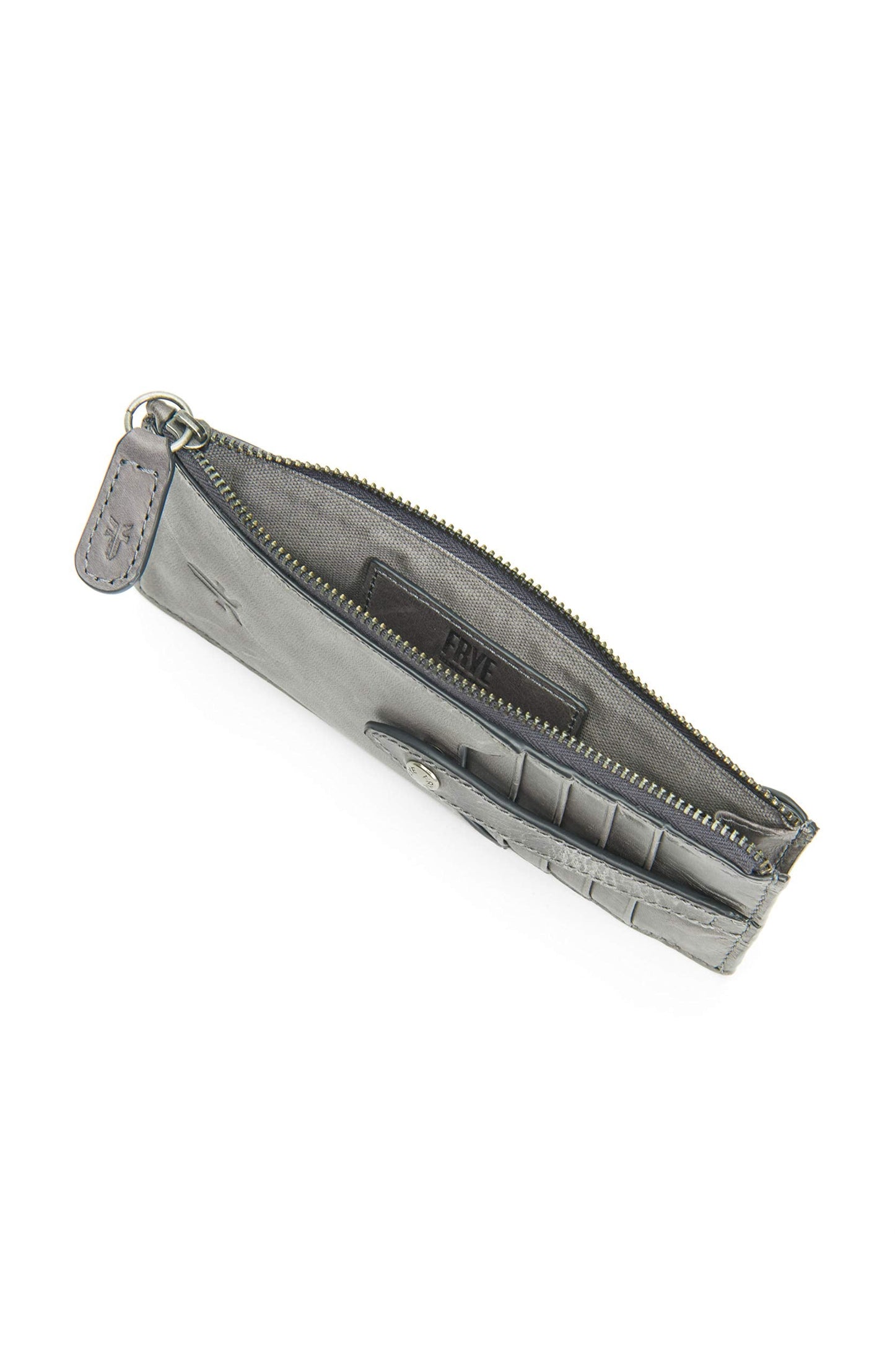 Frye Women's Melissa Snap Card Wallet, Stylish Design with Holder & Slots, Compact for Purse