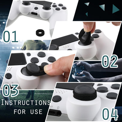 Zonon 18 Pieces Precision Rings Aim Assist Rings Precision Target Motion Control Compatible with Xbox One, Xbox Series X, Switch Pro and Scum Controller Grips (6 Hard, 6 Soft and 6 Easy) [Video Game]