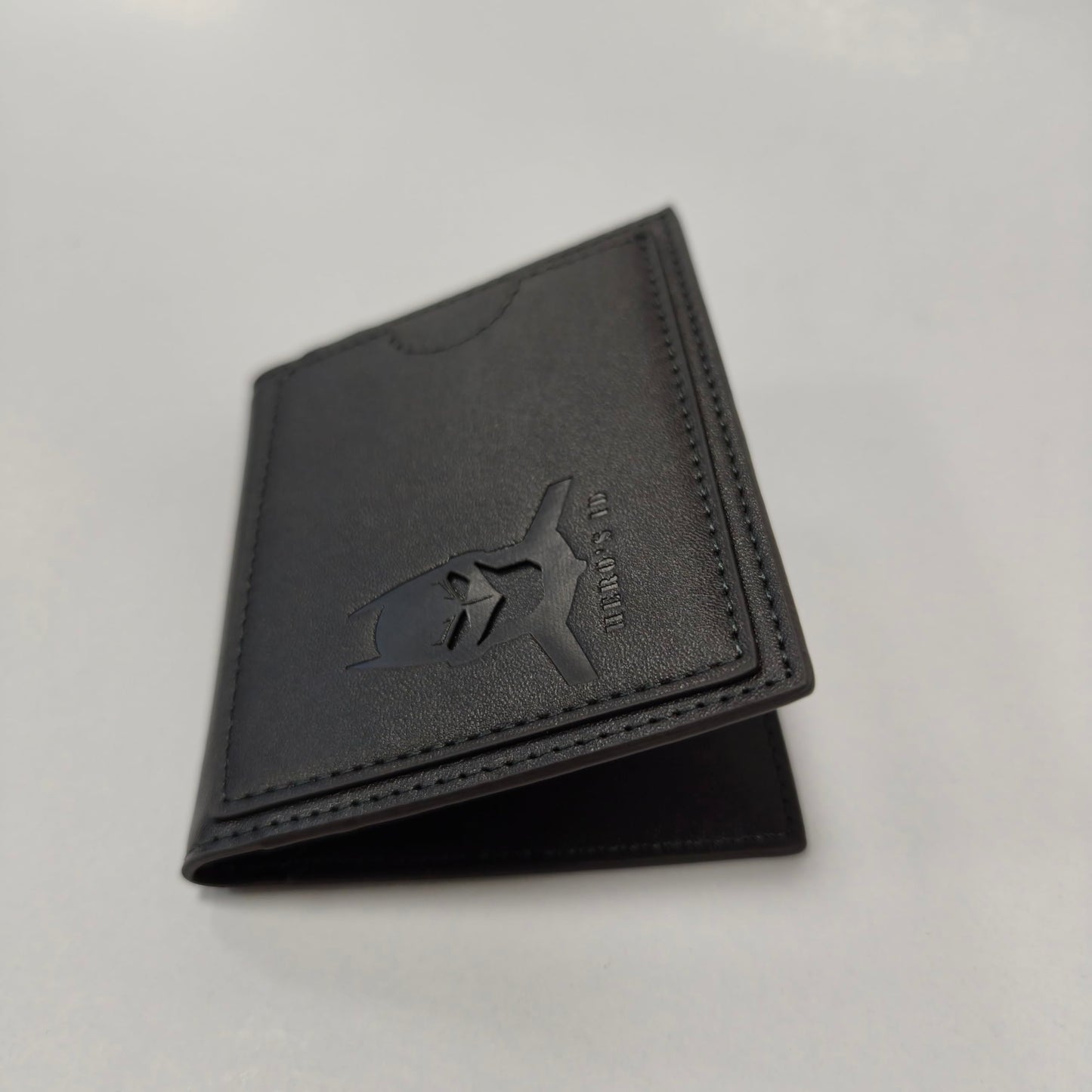 Leather Bat Wallet - Bifold wallet Man Woman, Superhero Mask Slim Card Holder, Bat ID Heroic wallet- Unique Valentine’s day Gift Birthday, Anniversary, for Dad, Husband, Boyfriend, Father's day