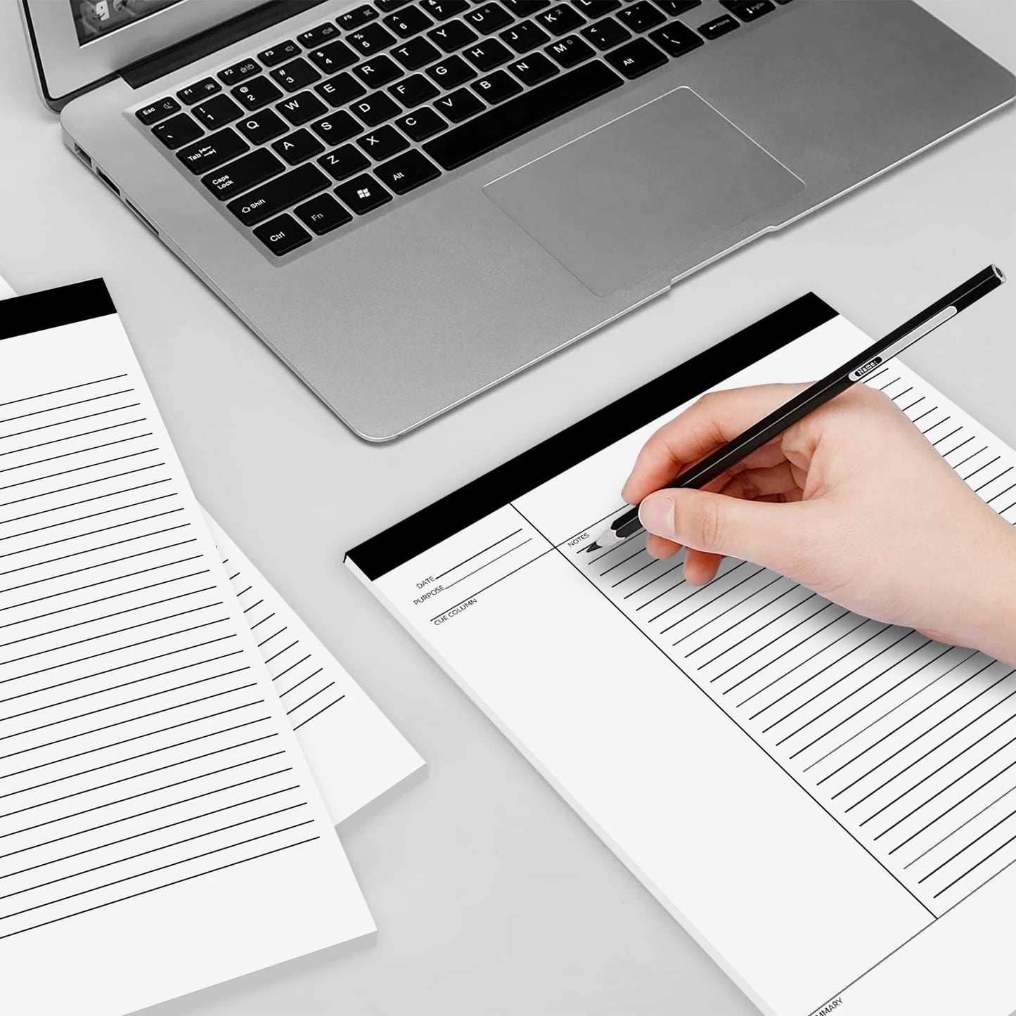 Uzant 6 Pack Notepads 8.5 x 11, 300 Sheets College Ruled Legal Pads Lined Paper Writing Pads, White Note Pads Notebook for Office Business School College, 50 Sheets/Pad, Letter-Trim Perforated