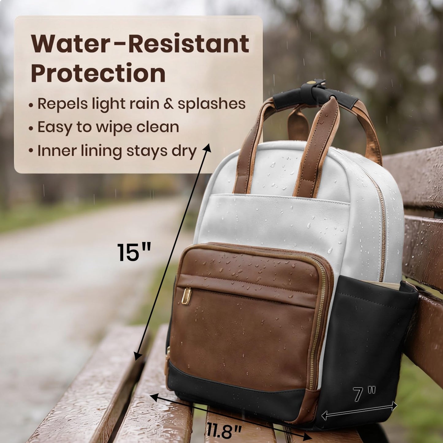miss fong Small Diaper Bag - Baby Diaper Bag Backpack Mini Diaper Backpack Checkered Diaper Bag with Changing Pad Toddler Backpack for Travel Daycare Mommy Diaper Backpack for Mom & Dad