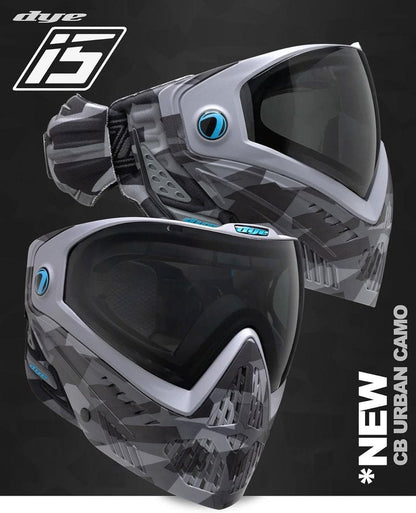 Maddog Dye i5 Thermal Anti-Fog Paintball Mask - Safety Certified Goggle System with Microfiber Bag