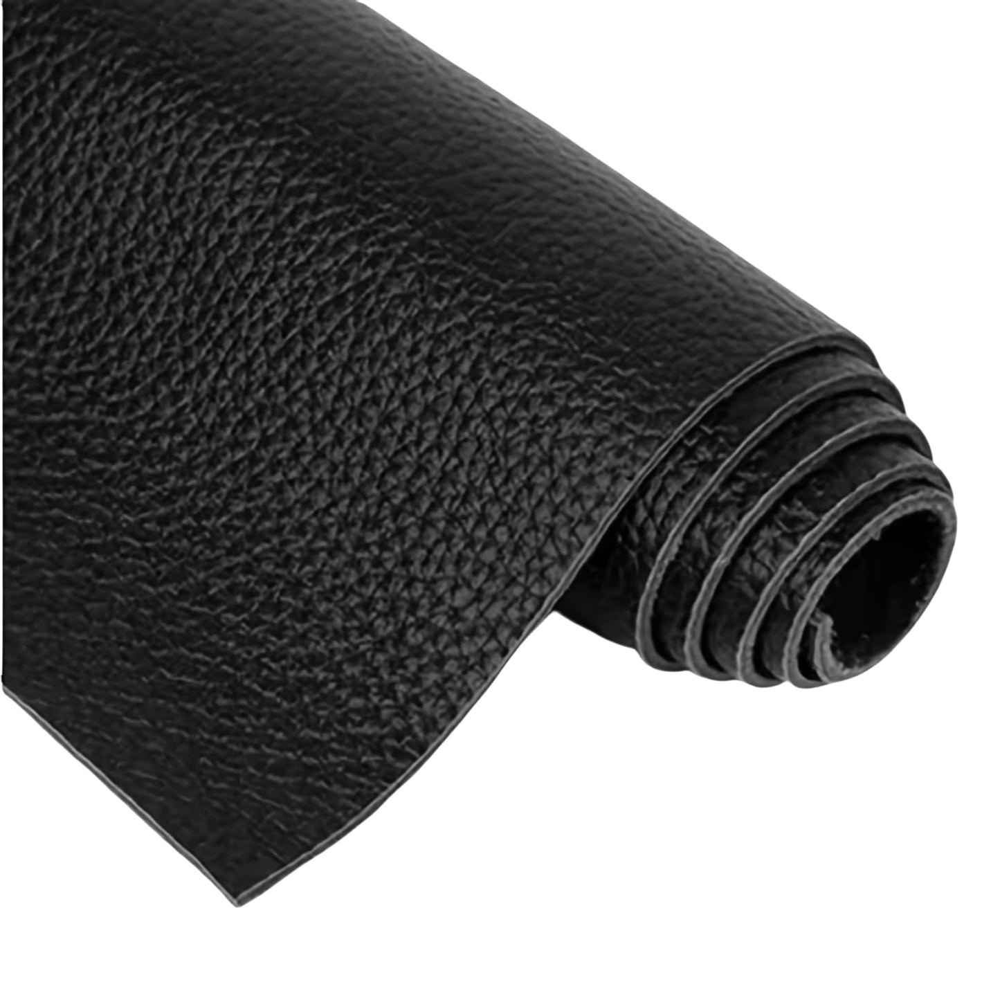 Black Leather, 1.4-2.0mm Thickness for Wallets, Briefcases, Sofa & Stool, Leather Sheets for Crafting (Blacklizhiwen20×40"
