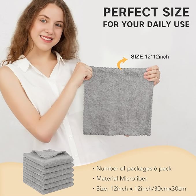 SUNLAND Microfiber Face Cloth Reusable Makeup Remover Facial Cleansing Towel