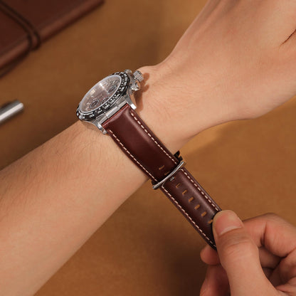 CORROPELLE Leather Watch Bands Quick Release, Elegant Top Grain Leather Watch Straps Band Replacement for Men and Women, Watch and Smartwatch, Choice of Width 18mm 19mm 20mm 21mm 22mm