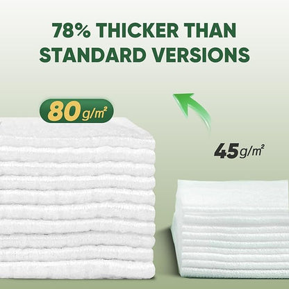 Face Towels Disposable, 100% Viscose Fiber Double-Sided Facial Towelettes