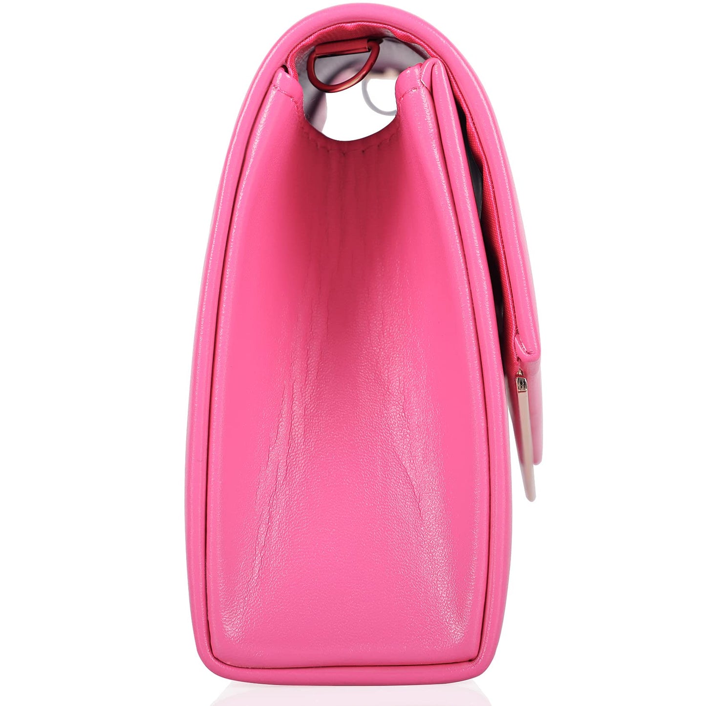 Women’s Evening Handbag Vegan Leather Ladies Envelope Clutch Classic Elegant Purse Bags Hot Pink