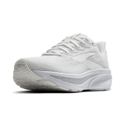 Brooks Women’s Ghost 17 Neutral Running Shoe - White/White/Grey - 9.5 Medium