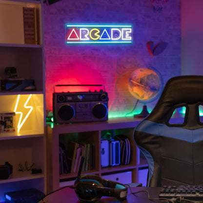 Kavaas Gamer Neon Sign, Game Controller LED Sign for Gaming Room Decor - Game Neon Sign for Teen Boy Room Decor - Best Gamer Gifts for Boys, Kids