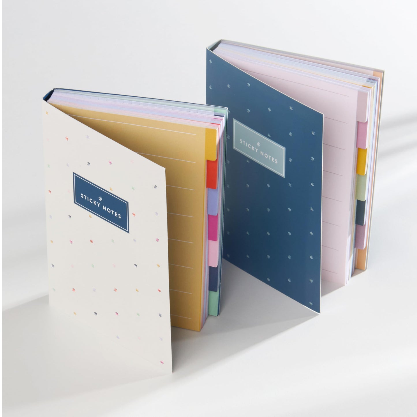 Erin Condren Earth Tones Functional Tabbed Sticky Notes Booklet, 7 Section Productivity Sticky Notes Set with 140 Total Sheets for Planning, Organization, and Note-Taking