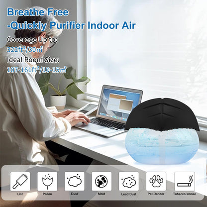 air Washer Aroma Diffuser, Essential Oils Aroma Fresher for Home, Office, Bedroom, Warehouse, Gift(White)