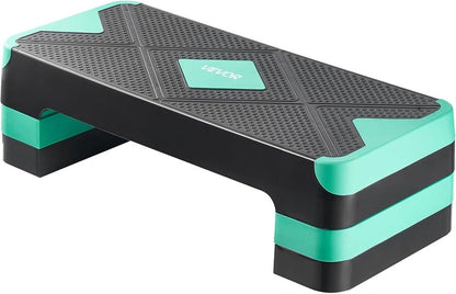 Aerobic Exercise Step Platform - 28-Inch Adjustable Fitness Stepper | Non-Slip Surface for Home Gym Cardio Training