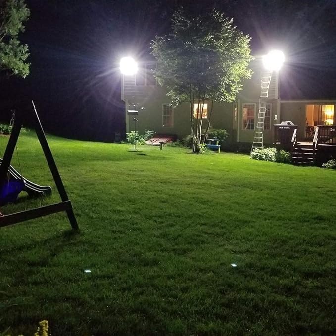 2 Pack 150W LED Flood Light, IP66 Waterproof, 12000lm, 800W Equivalent, Super Bright Outdoor Security Lights, 6000K Daylight White, Outdoor Floodlight for Garage, Garden, Lawn and Yard